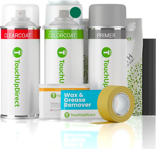 TouchUpDirect DAN Hakone Green Compatible with Toyota Exact Match Touch Up Paint Aerosol - Platinum Kit