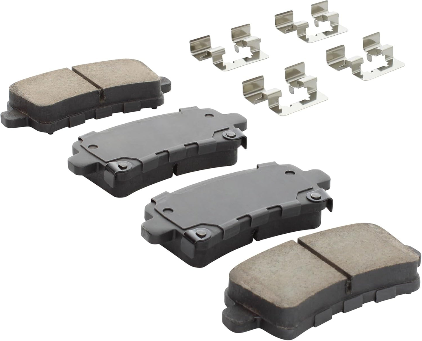 Premium Ceramic Rear Brake Pads (1001-1430AC) Compatible with Buick LaCrosse 2016-2012, Regal 2017-2011, Chevrolet Malibu 2016-2013, Malibu Limited 2016, Saab 9-5 2011