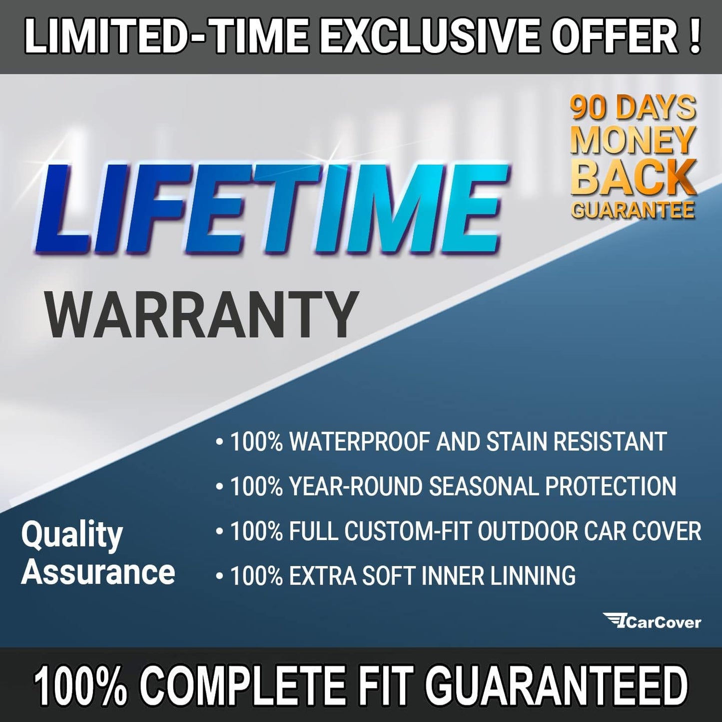 iCarCover Premium Car Cover for 2006-2011 Chevy HHR Heavy Duty Waterproof All-Weather Automobiles Custom Fit Indoor Outdoor UV Snow Protection Covers with Straps and Bag