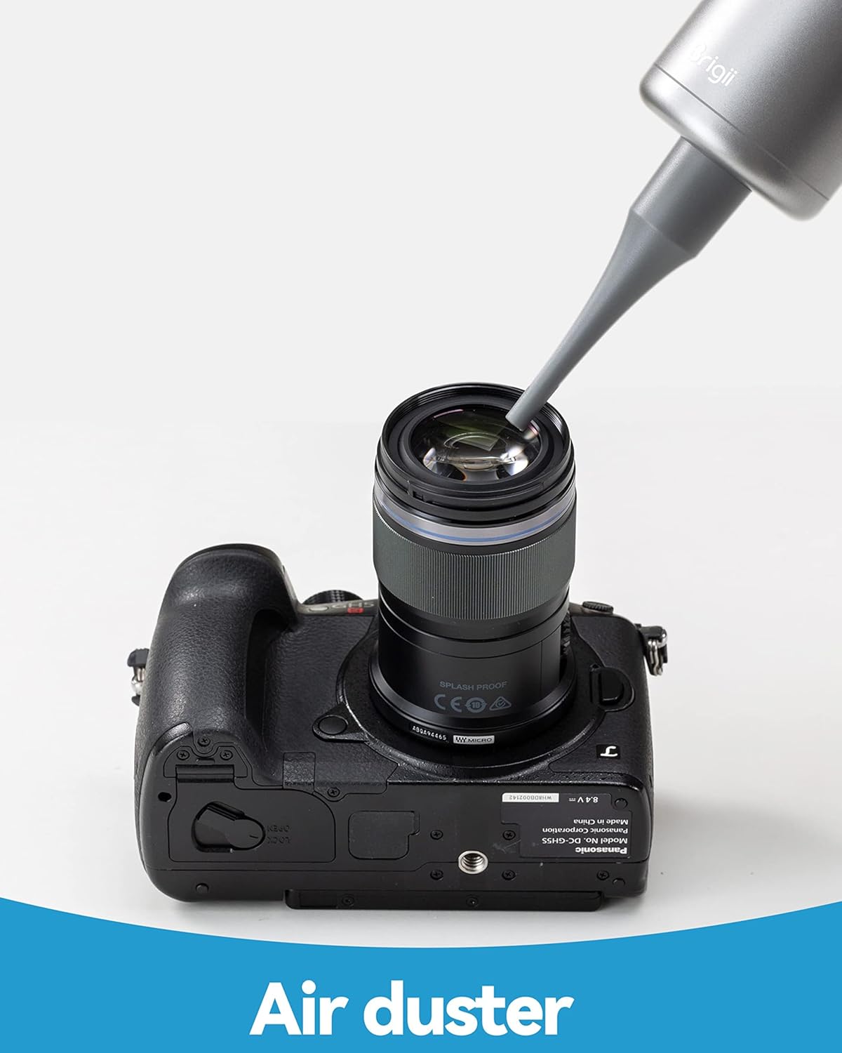 Brigii Mini Handheld Vacuum Cordless, 3 in 1-Car Vacuum & Air Duster & Hand Pump, 3 Kinds of Crevice Nozzles for Small Spaces, Crevices, Portable Rechargeable Cleaner-M1