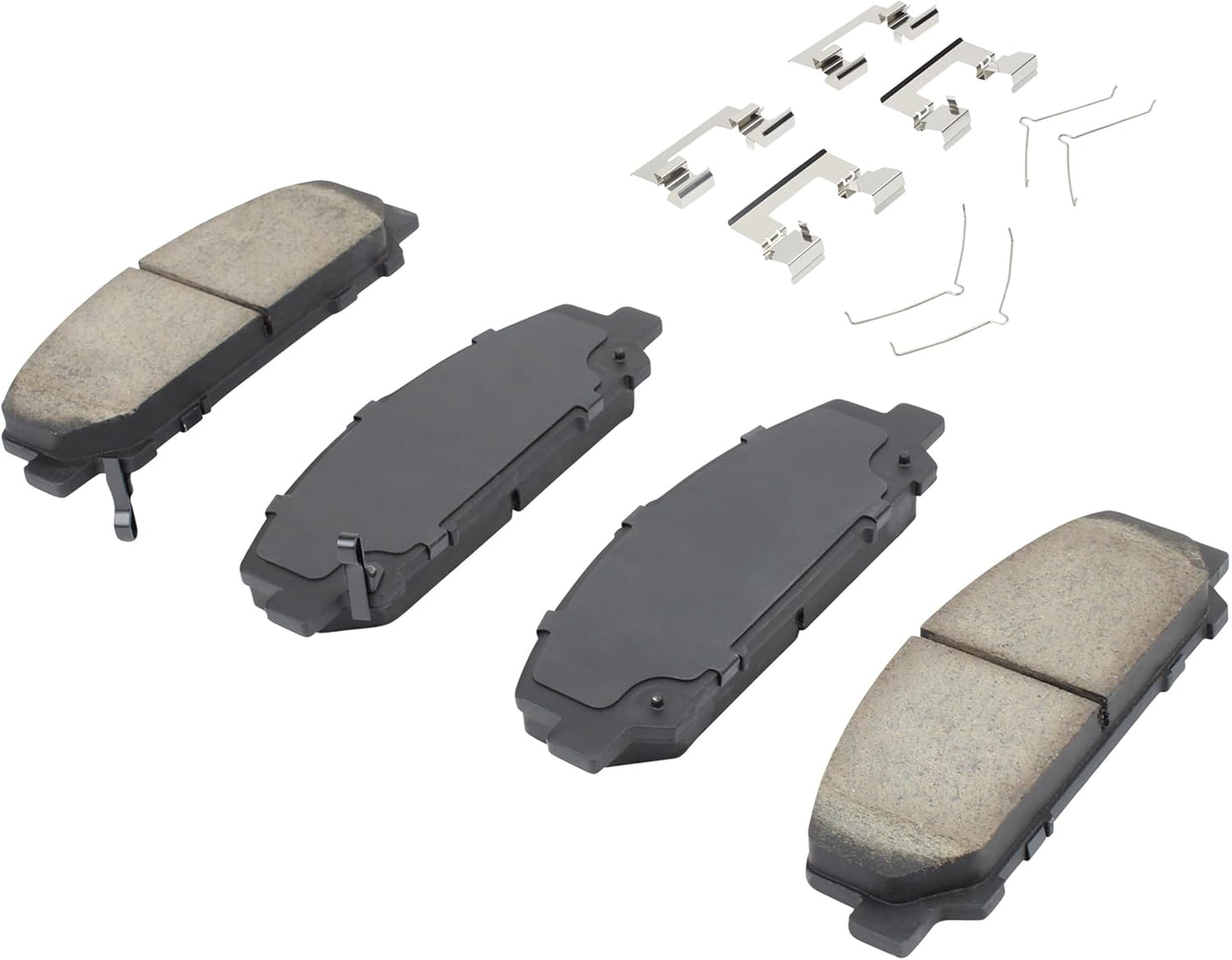 Premium Ceramic Front Brake Pads (1001-1509C) Compatible with INFINITI QX56 2011-2013, INFINITI QX80 2014-2024, Nissan Armada 2011-2024, Nissan TITAN 2011-2024