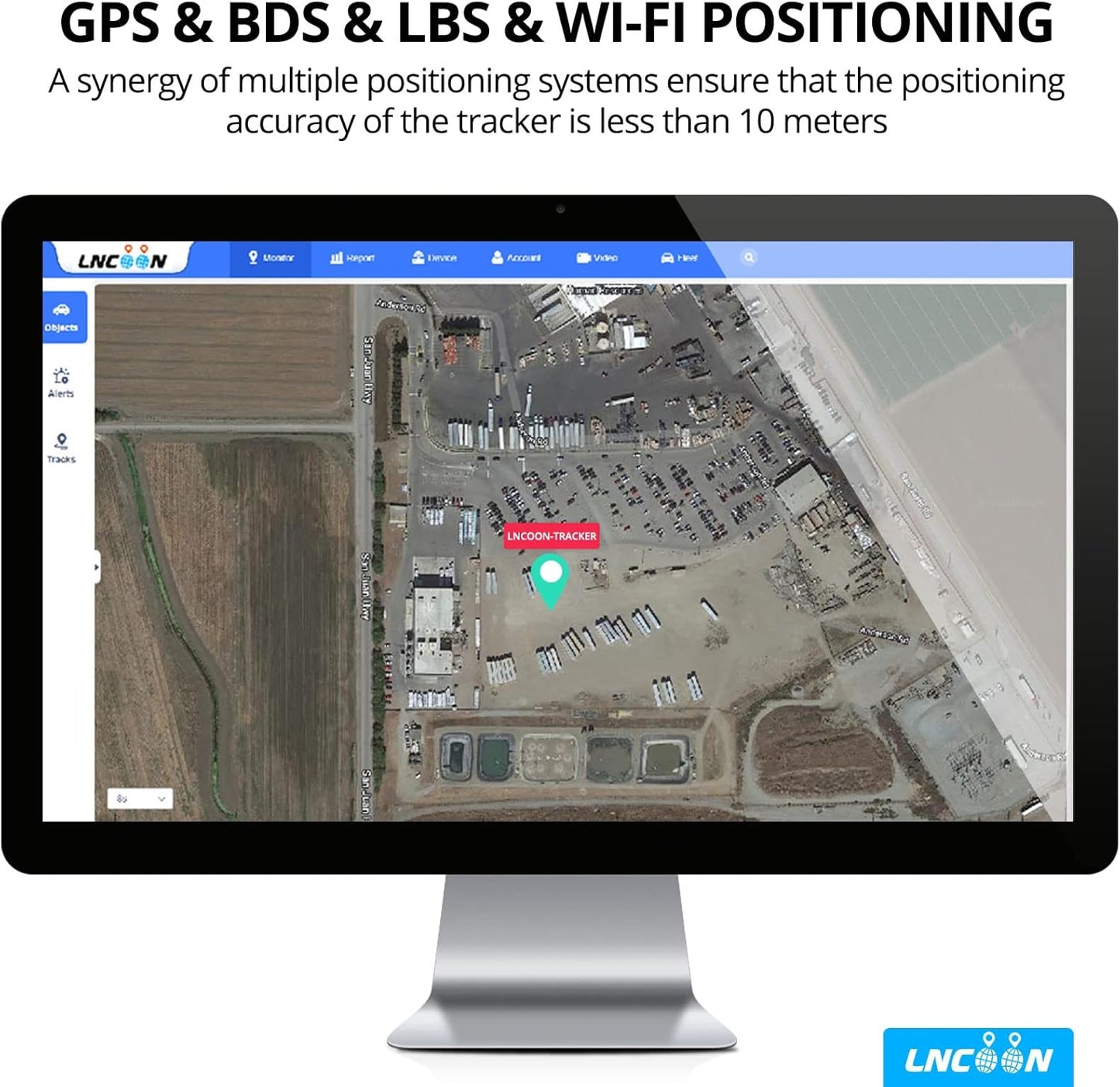 Car GPS Tracker, Tracking Devices for Cars 10000mAh Large Battery Waterproof, Real-Time Tracking Anti-Theft Alarm Notifications Built-in Magnet Via Mobile App, LL301