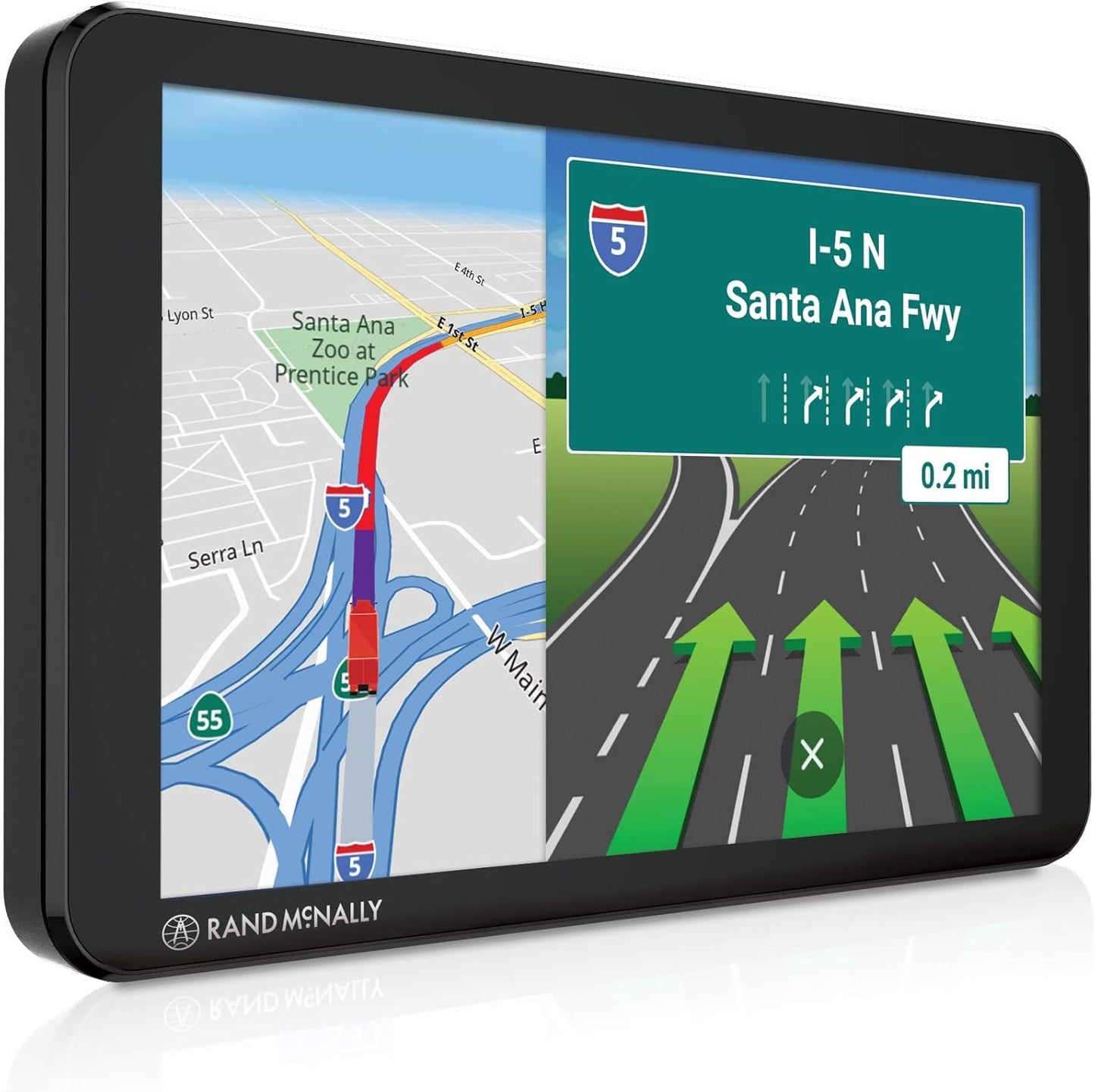 Rand McNally TND T85 8-inch GPS Truck Navigator with Industry's Best Custom Trucking Routes, Rand Navigation 2.0, Download 2025 Maps