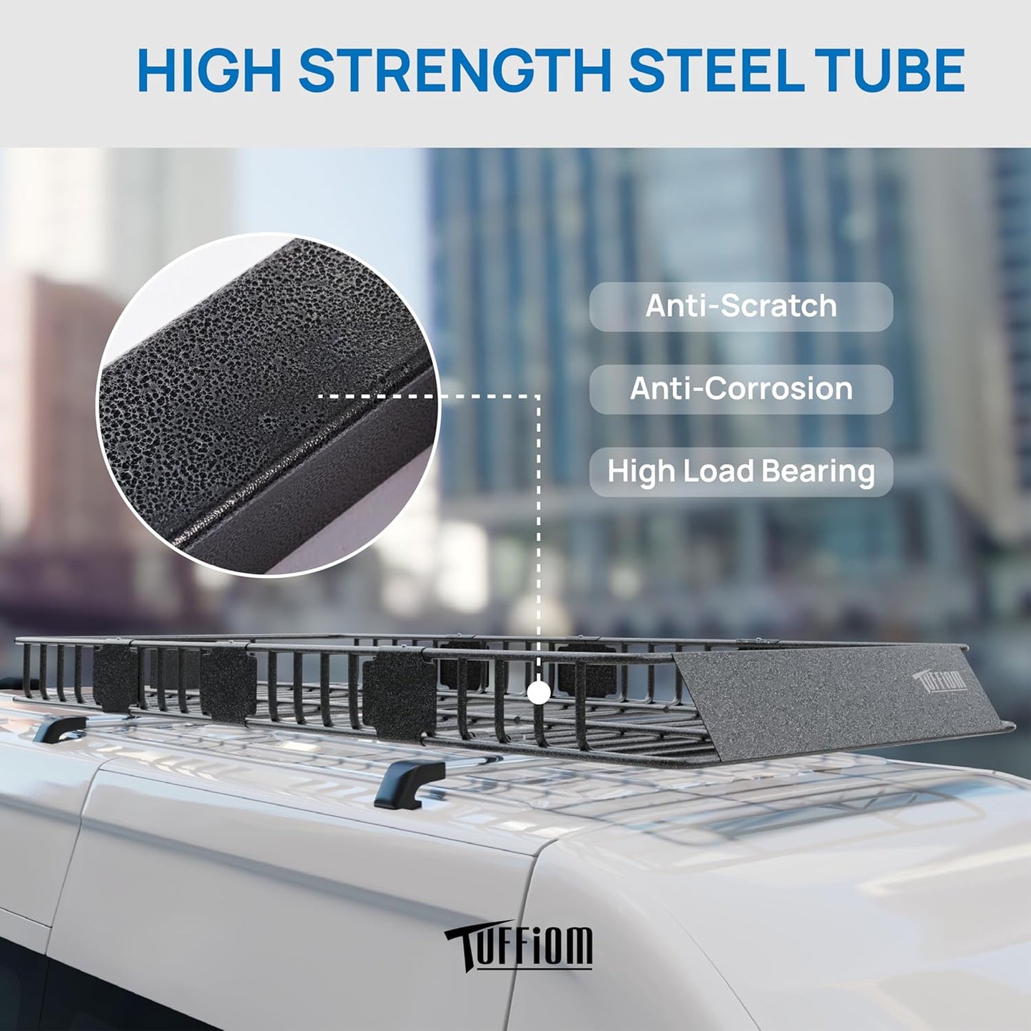 Bonnlo 250lbs Extendable Rooftop Cargo Carrier,84 * 39 * 5.5inch Universal Roof Rack Basket with Rubber Net,Storage Bag,Straps and Footrest,for SUV/Truck/Van