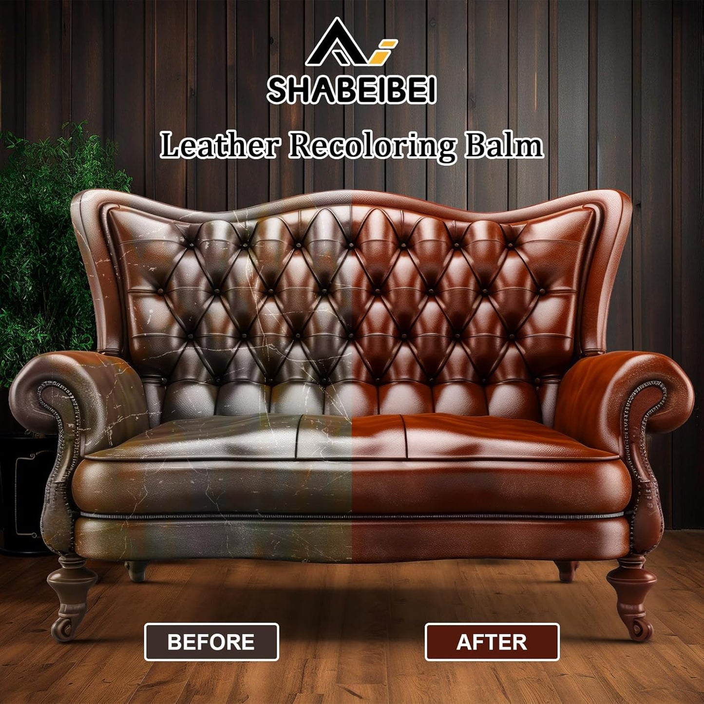 Leather Scratch Repair Balm-Leather Color Restorer for Couches Leather Scratch Remover for Carseat Boots Leather Couch Scratch Repair Couches (Beige)