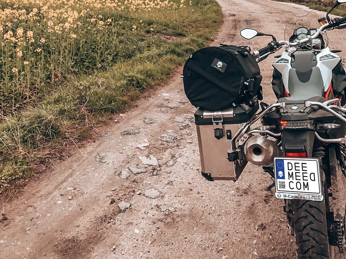 TUBE motorcycle travel luggage, made of waterproof Cordura, 6.6 gallons capacity, motorcycle seat/rack/sissy bar bag