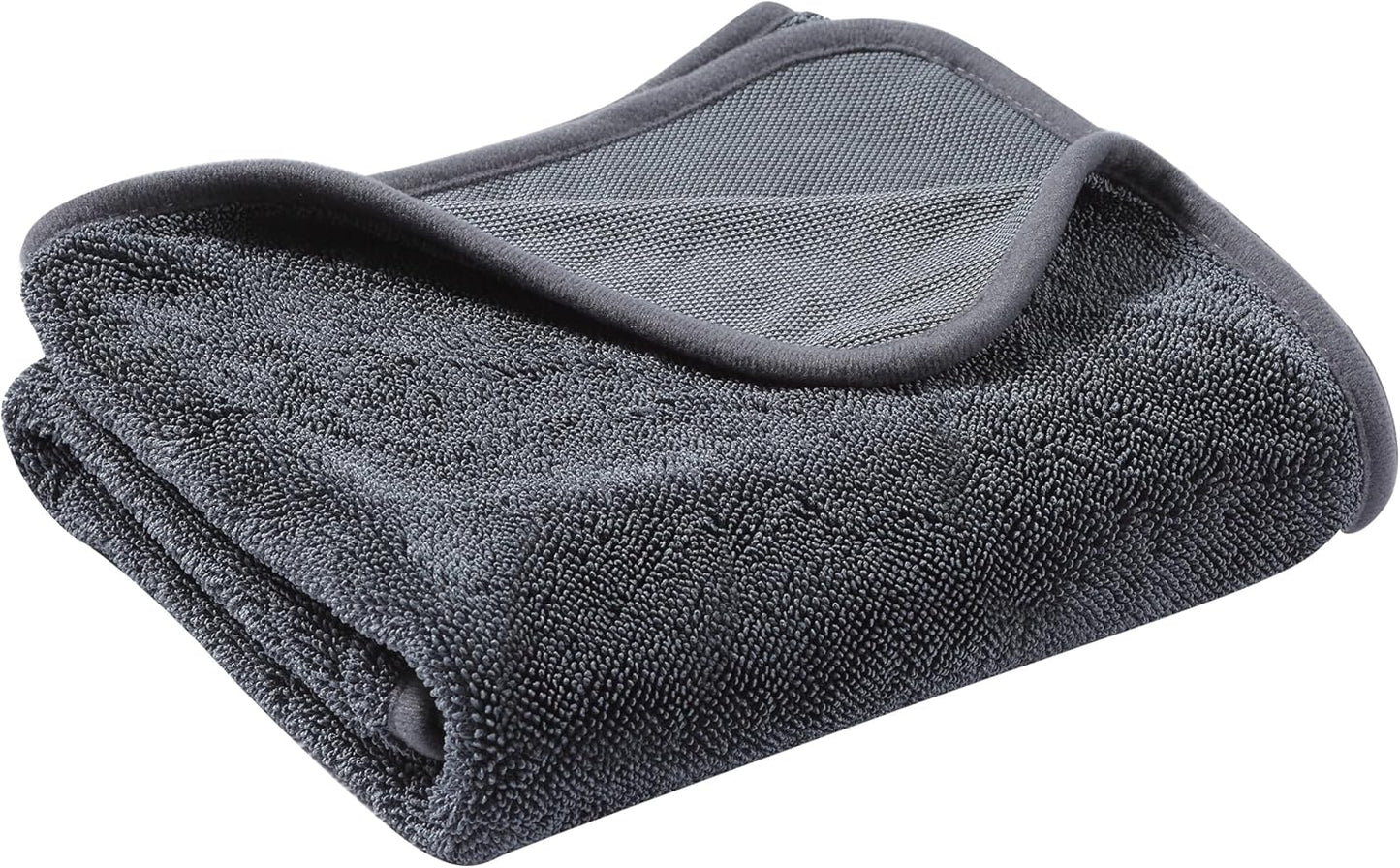 JOYMOOP Car Dry Towel, Quick Drying, Large Size, Microfiber Cleaning Cloth, Dark Grey, 29.5 X 63 Inches, 1 Pack for Boates, RVs, SUVs, Trucks, Cars