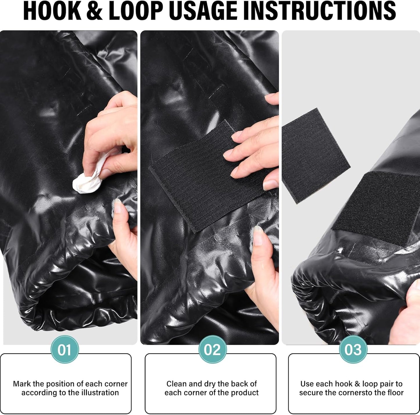 Containment Mat (7'9"W x 18'6"L) - Non-Slip Garage Floor Mat & Car Parking Mat, Heavy Duty Waterproof Protection from Snow, Rain, Mud, Easy to Clean & Install - for Garage, Workshop,Parking