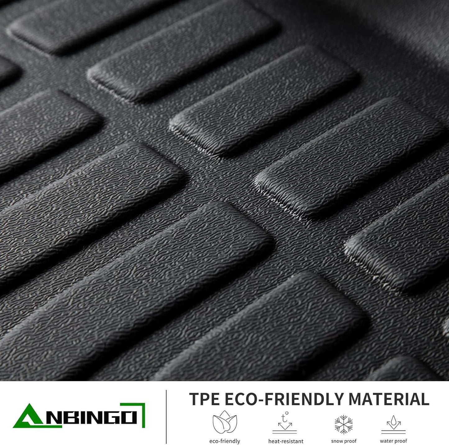 ANBINGO®Floor Mats Fit for Toyota 4Runner 2013-2024 / Lexus GX460 2014-2024 All Weather Mats for Toyota 4Runner TPE Car Mat Rugs for 2020 2021 4Runner Rubber Trunk Carpet for 2022 2023 4Runner