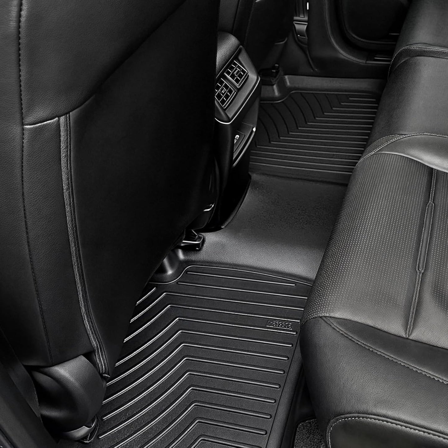 OEDRO Floor Mats Fits for Honda CR-V 2023-2026(Include Hybrid), Custom Fit TPE All-Weather Floor Liners, Includes 1st and 2nd Row Full Set Liners, Black