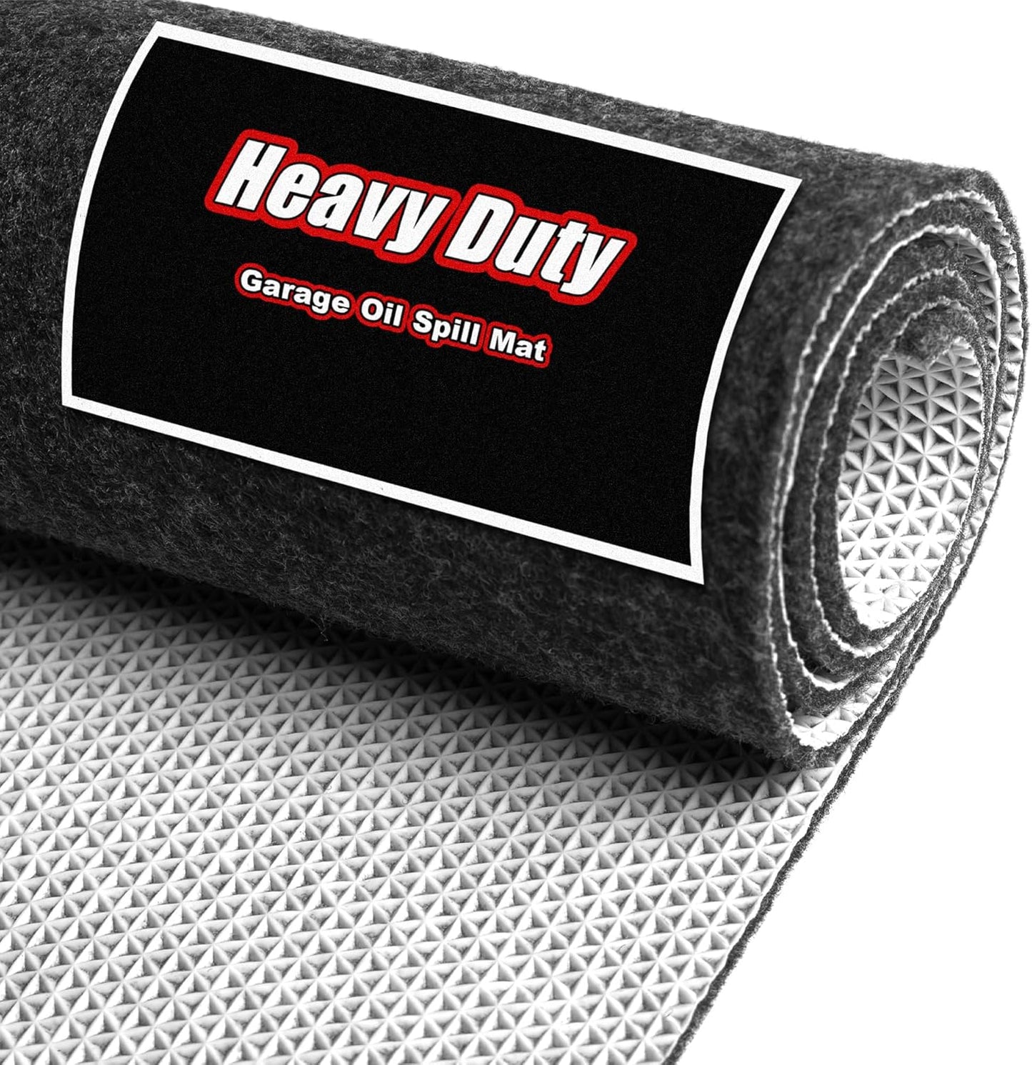 Oil Spill Mat, Garage Floor Mat for Garage & Workshop, 64″×32″ Reusable Floor Protector, Waterproof with Non‑Slip Rubber Backing, High‑Absorbency.