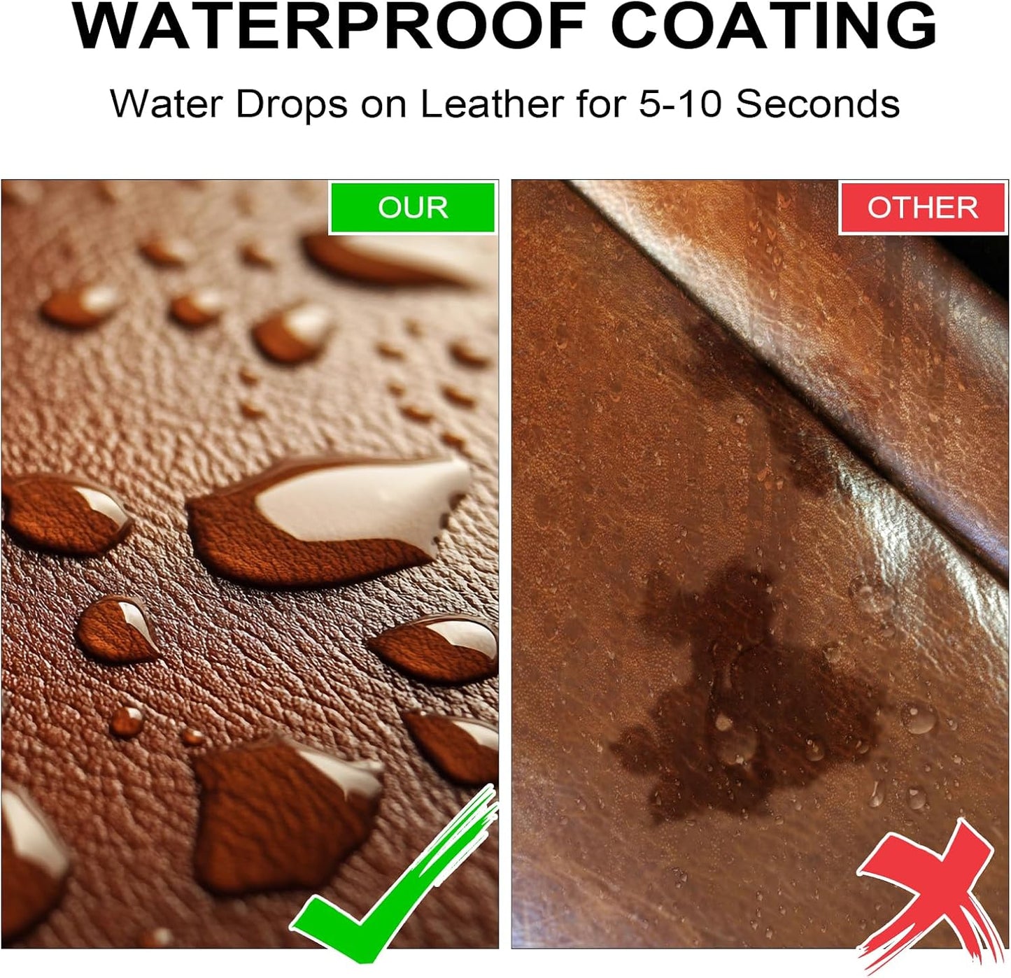 Leather Recoloring Balm,10oz Leather Color Restorer Leather Repair Kit for Furniture Car Leather Scratch Remover, Gray Leather Color Restorer for Couches,Leather Dye Paint for Faded