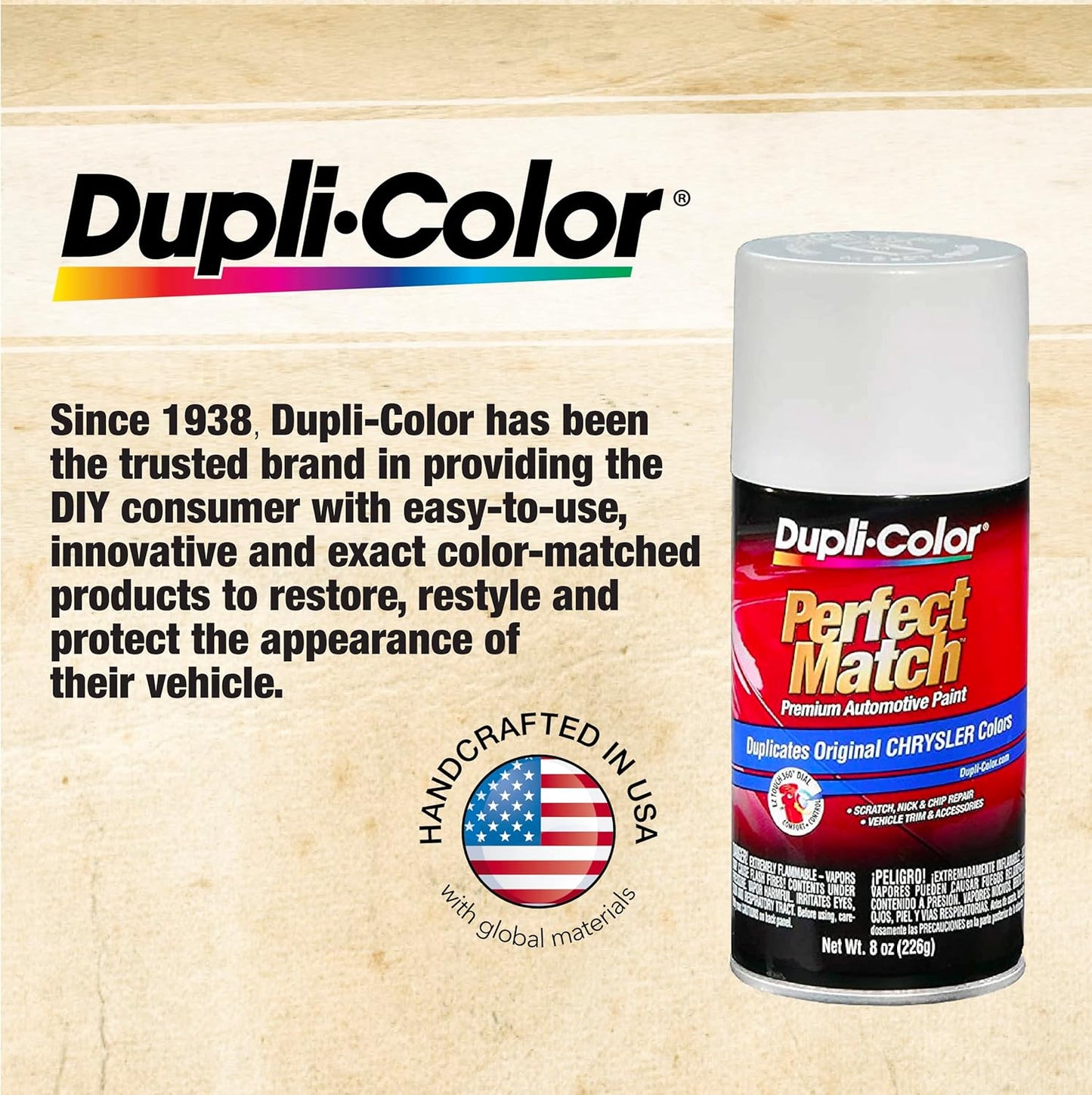 Dupli-Color ACC0382 Scratch Fix All-In-1 Exact-Match Automotive Touch-Up Paint – Chrysler Radiant Fire – 0.25 oz. Paint Pen