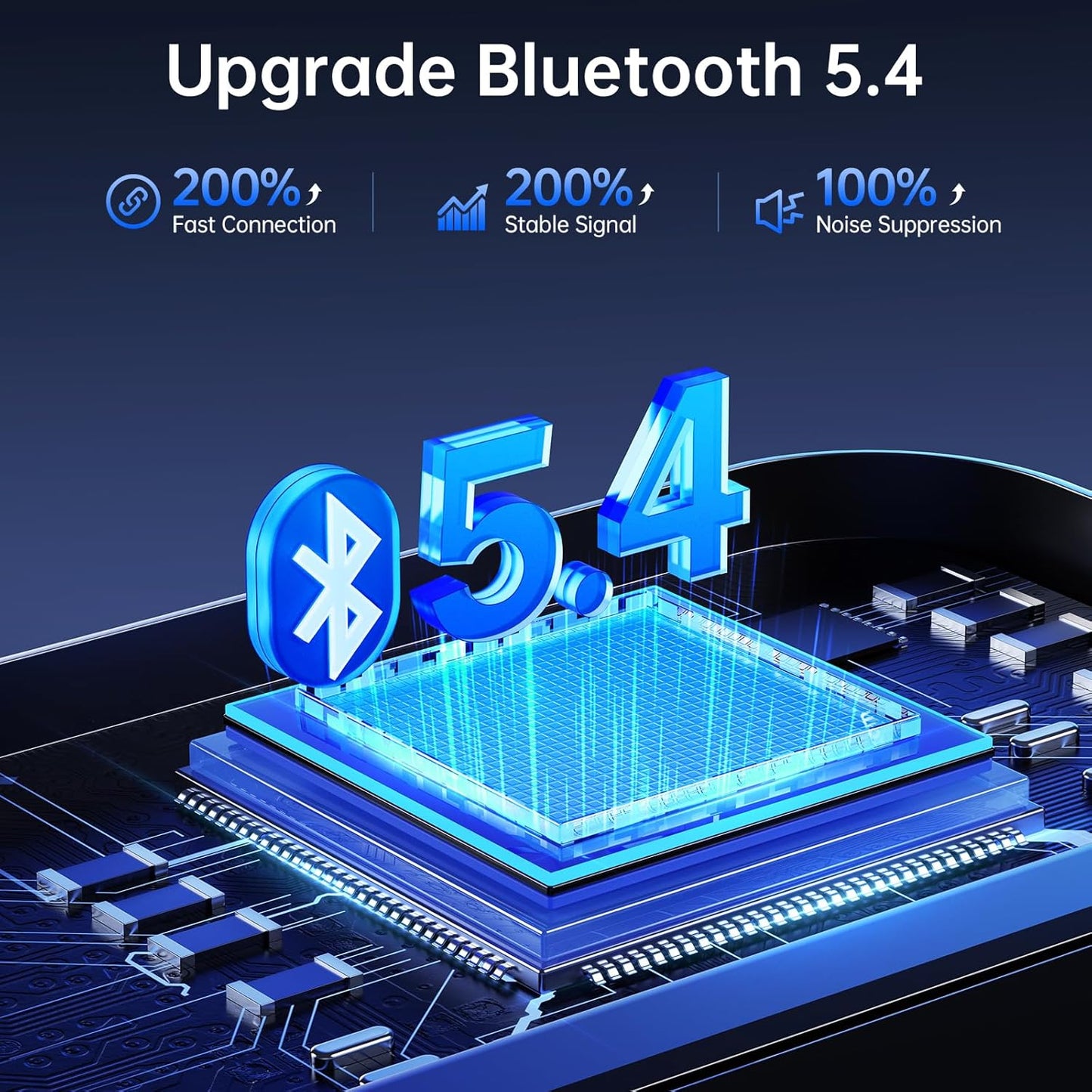 Syncwire Bluetooth 5.4 FM Transmitter Car Adapter 42W [Light Switch] [Stronger Dual-mic] [HiFi Bass Sound] [Fast Charging] Wireless FM Radio Music Adapter Hands-Free Calling Support USB Drive, Silver