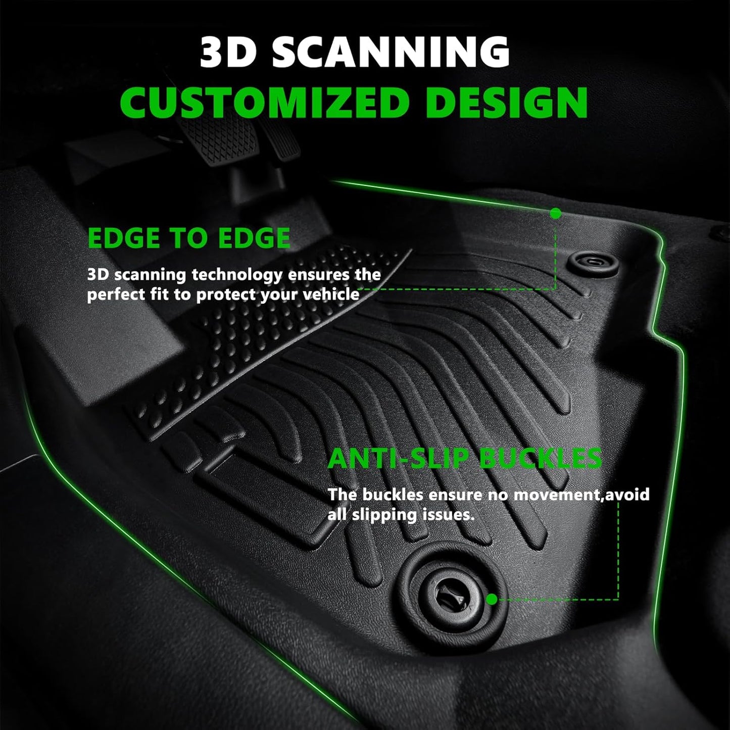 for BMW X1 Floor Mats 2025 2024 2023 Car Mats for BMW X1 All Weather Floor Mats Cargo Liner Anti-Slip Rubber Mats Custom Fit for X1 Accessories 2023-2025