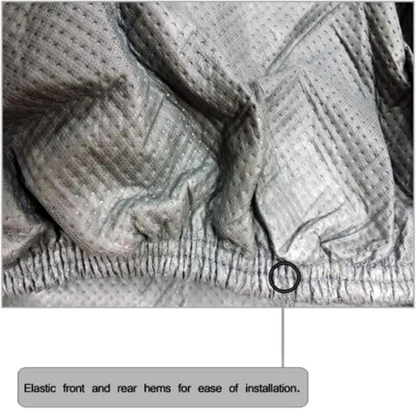 5 Layer Car Cover for Cadillac Series 75 1939, Semi Custom Fit Full Coverage Pollution, Dust, Sun, Snow, Rain, Hail All Weather Protection, Breathable