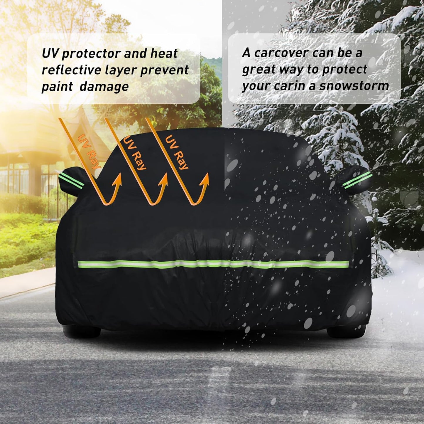 Waterproof Car Covers for 2010-2023 Chevy Camaro(Black) Custom Heavy Duty Waterproof All Weather Protection Outdoor