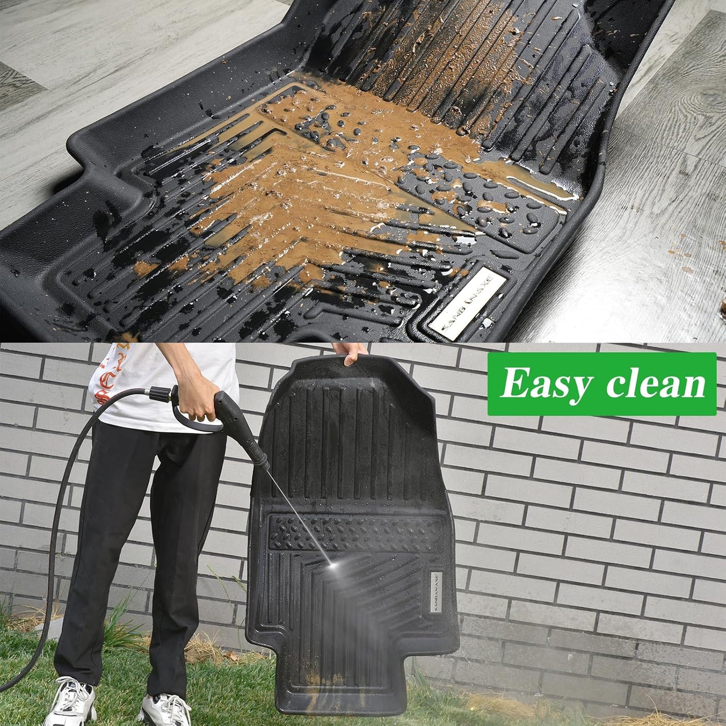 Floor Mats for Tesla Model Y Juniper 2025 2026 | All-Weather TPE Liners 7-Piece Set with Cargo Liner, Trunk & Interior Accessories | Custom Fit Backrest Protector