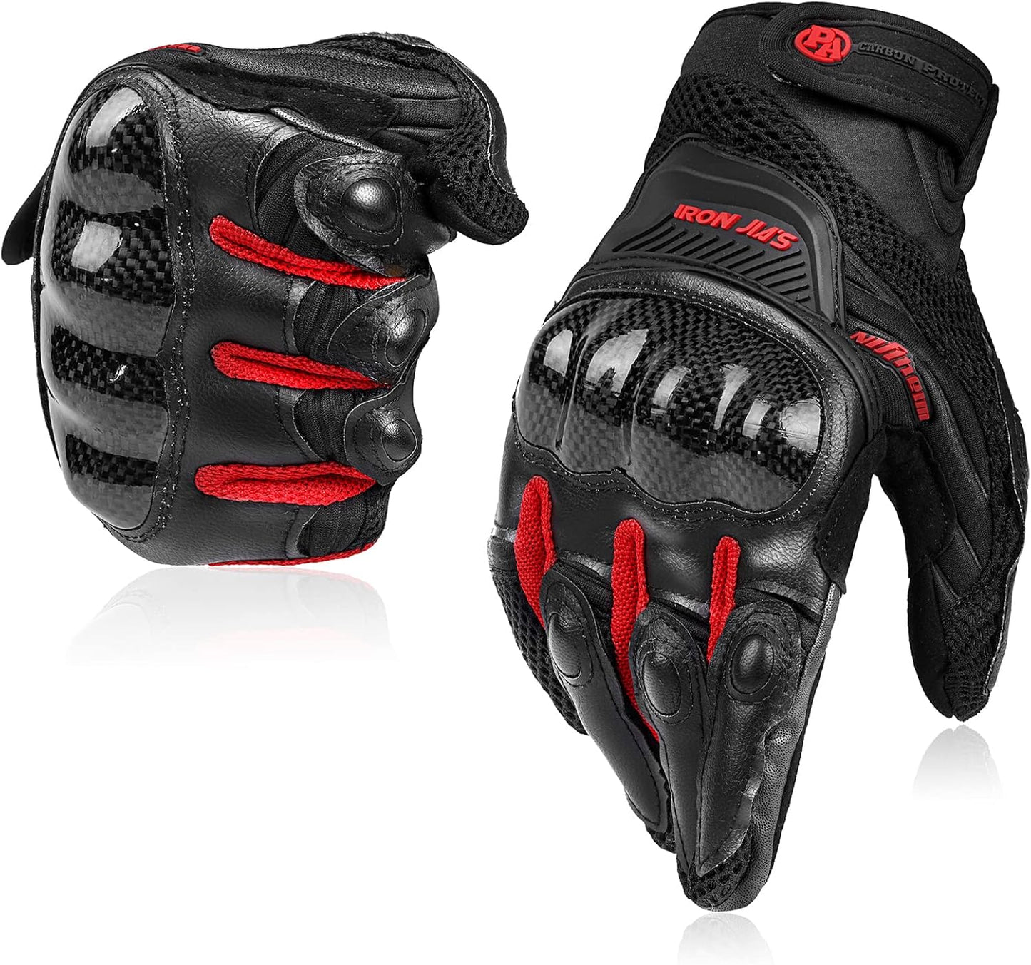 Motorcycle Gloves Touch Screen for Men Women Padding Hard Knuckle Cycling Motorbike ATV Hiking Riding Climbing Glove