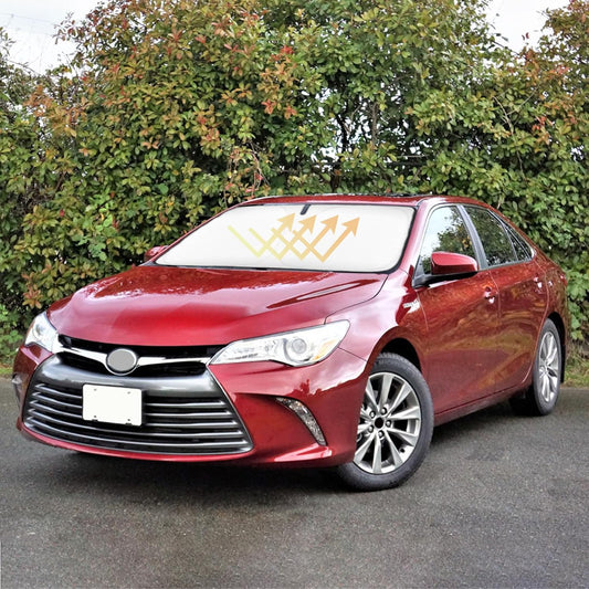 Sun Shade for Camry 2007-2017 Windshield Sunshades Cover Front Window Shields Custom Fit 2016 2015 Camry LE XLE Hybrid SE XSE Sedan Accessories Sun Visor Protector Blocks UV Rays & Heat Damage