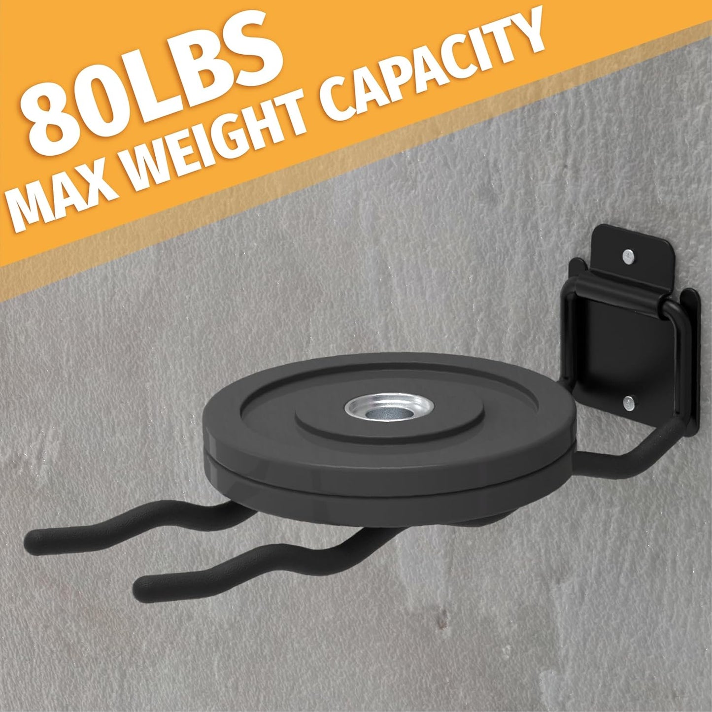 Heavy Duty Garage Hooks - 6 Pack Wave Hooks for Shovels, Chairs Tools - Durable 12" Ladder Hanger, Ideal for Garden, Garage, Yard Tool Organization