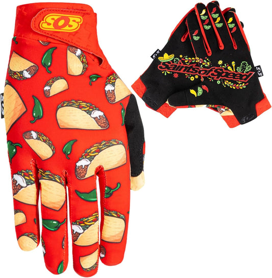 Saints of Speed Dirt Bike Gloves – Motocross, Mountain Bike, Motorcycle, BMX, Jetski, Sim, Karting, Airsoft, Paintball, Driving & Racing Bike Gloves + Phone & Touch Screen Capable