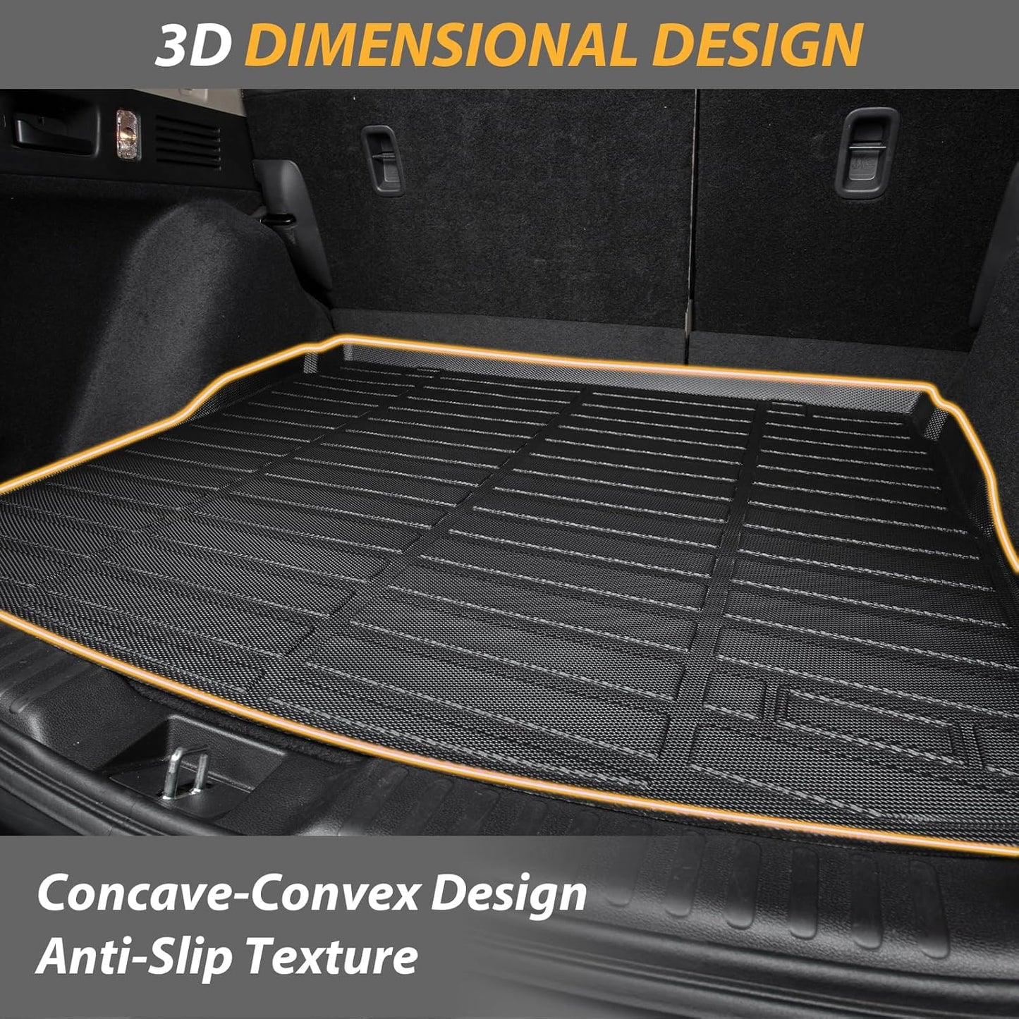 AIPOIL® Floor Mats & Cargo Liner Set for 2022-2025 Volkswagen Taos AWD | All-Weather | Easy to Clean | All-Round Protection丨Full Set Automobile mats Accessories.