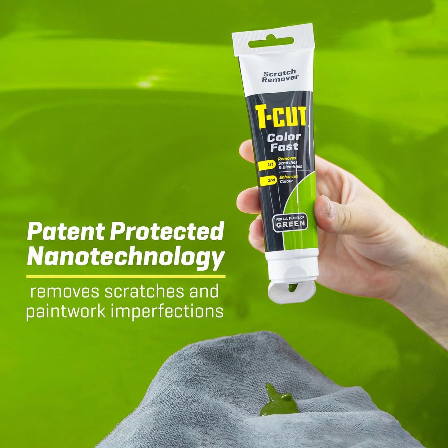 T-Cut Green Scratch Remover, Color Fast Paintwork Restorer Car Polish, 5.3 Oz