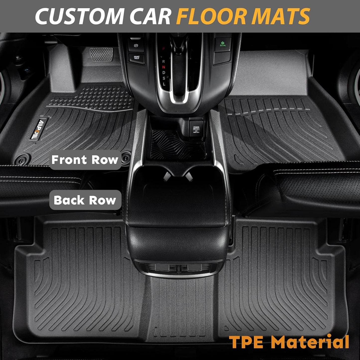 AIPOIL® Floor Mats & Cargo Liner Set for 2016-2020 Kia Optima & 2015-2019 Hyundai Sonata (‌Including Hybrid‌) | All-Weather | Easy to Clean | All-Round Protection Accessories.