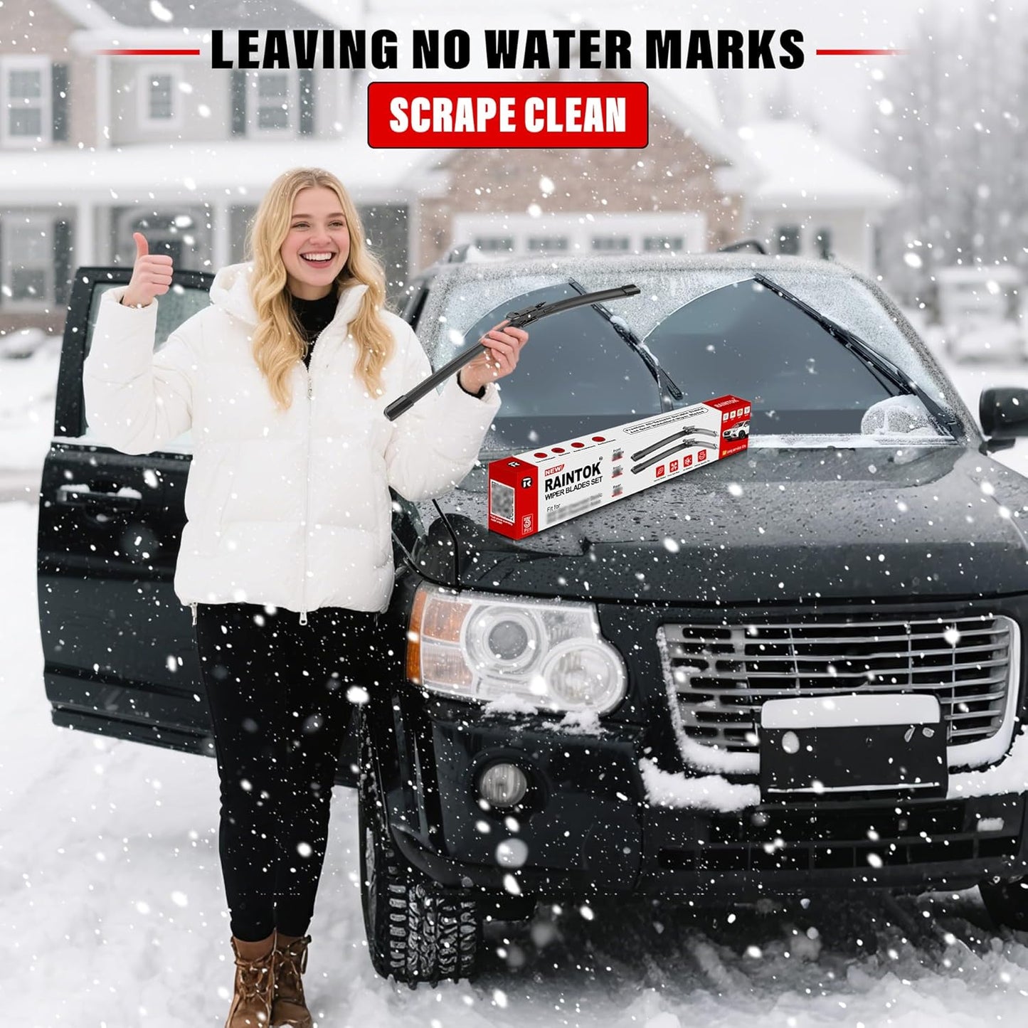 Windshield Wiper Blades Replacement for Volvo XC90 2016 2017 2018 2019 2020 2021 2022 Original Factory Quality Front Rear Wipers Blade Set for My Car - 24" 20" 15" (Pack of 3)