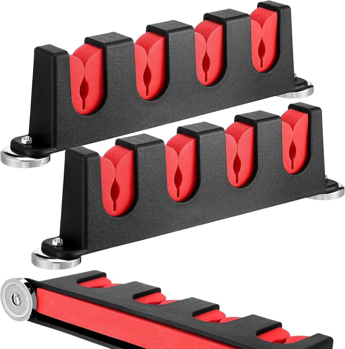 2 Pcs Magnetic Fishing Rod Holder for Car Fishing Pole Rack Vertical Rod Storage Holders for Truck Bed Boat Wall Garage Door