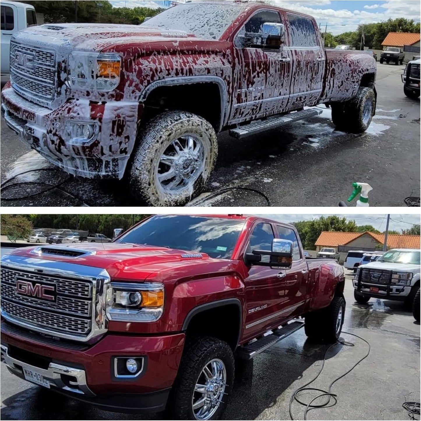 Wash Chems Pro 100 Touchless Car Wash Detergent Soap Concentrate No Brushing 32 Oz (Heavy-Duty) Commercial Grade Professional Auto Active Foam Cleaner