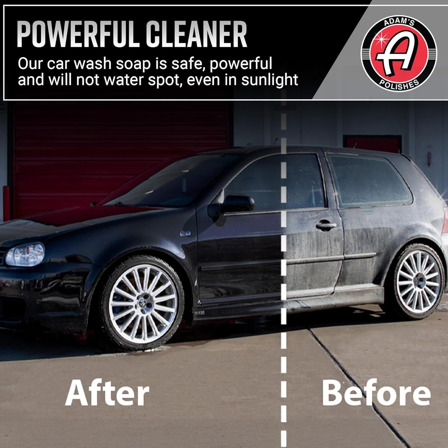 Adam's Polishes Car Wash Shampoo (Gallon) - pH Best Car Wash Soap For Snow Foam Cannon or Gun For Pressure Washer & 5 Gallon Bucket, Powerful Safe Spot Free Cleaning Liquid Auto Detergent