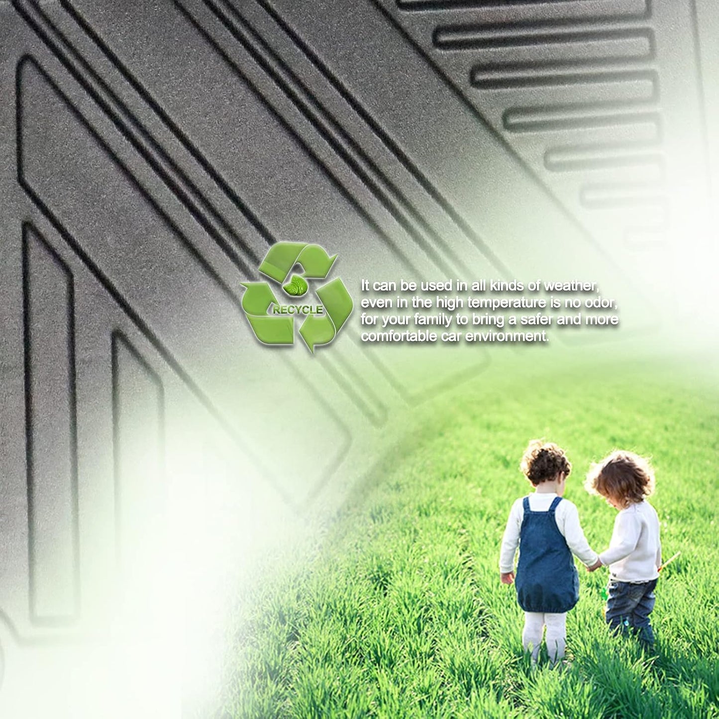 Compatible for 2025 2024 2023 2022 2021 Nissan Rogue Floor Mat Trunk Cargo Liners, All-Weather Rear Trunk Mat Cargo Cover Protector Fit for Rogue 2024-2021 Accessories (No Sport Models)