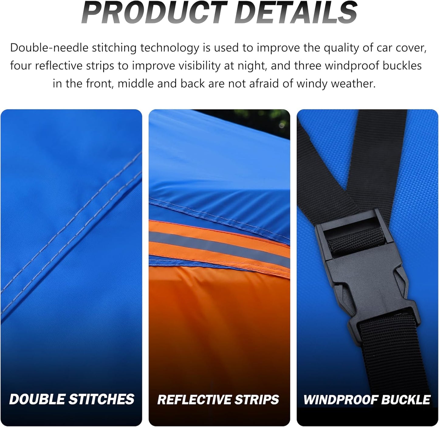 Heavy Duty Outdoor Car Cover Windproof All Weather Waterproof Sun Rain UV Dust Snow Protection Outdoor,Fit Coupe Audi TT,BMW Z4,Honda CR-Z,Hyundai Tiburon,Mazda RX-7 etc.Sice C2