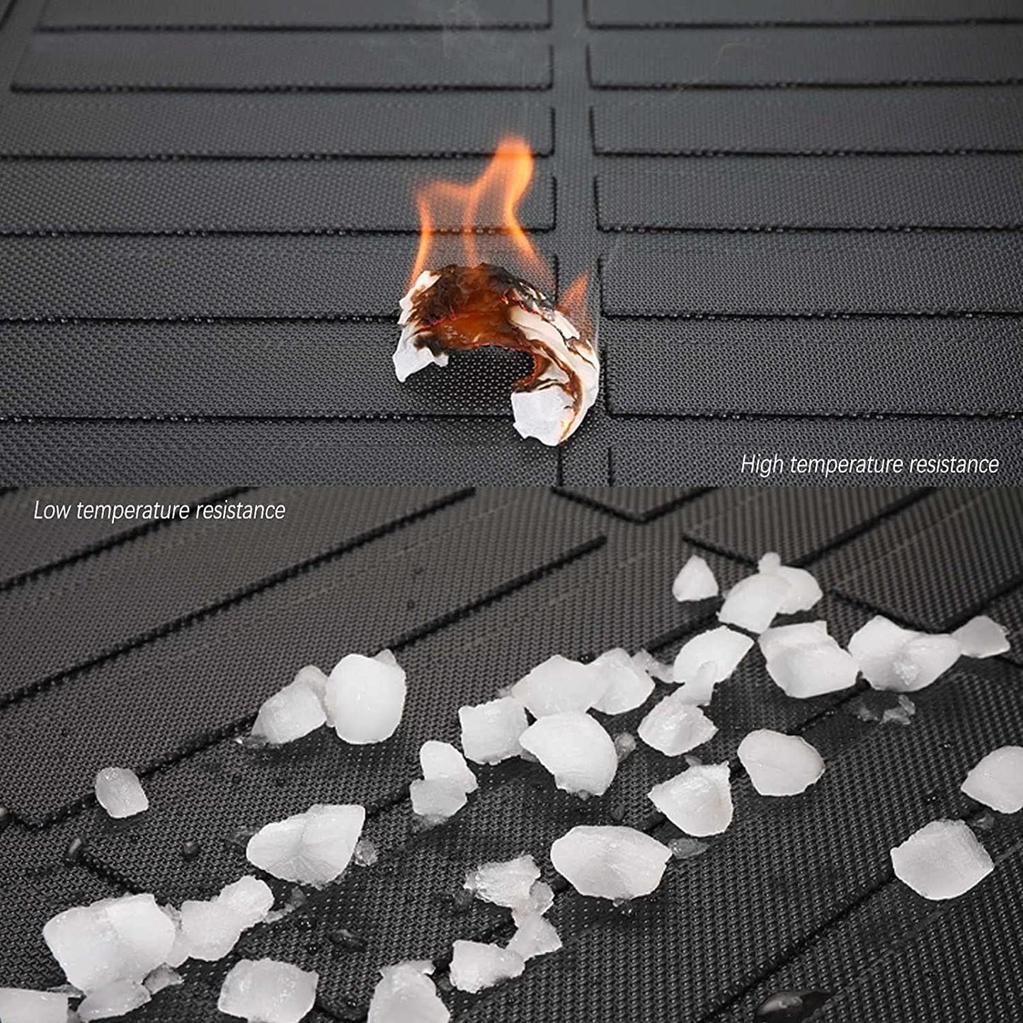 KELCSEECS Floor Mats & Cargo Liner Custom for 2016 2017 2018 2019 2020 2021 2022 Honda HR-V (FWD Model) Car Mats Cargo Mat Trunk Mat Honda HRV All Weather Floor Mats Trunk Liner Accessories