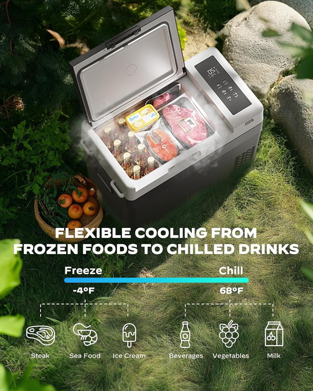 Marsail MSCAF02B-32 / Car Refrigerator, 32QT, Black