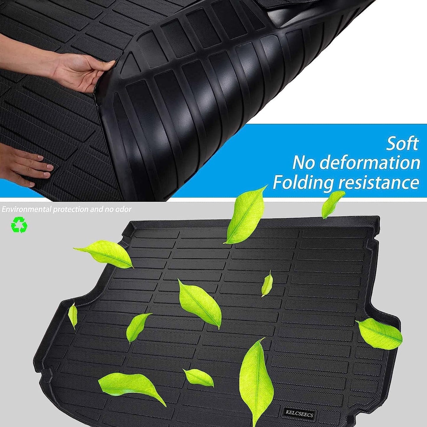 KELCSEECS Floor Mats & Cargo Liner Custom for 2024 2023 2022 2021 2020 2019 2018 Camry Hybrid All Weather Car Mats Cargo Mat Trunk Mat Camry Hybrid Floor Mats Accessories