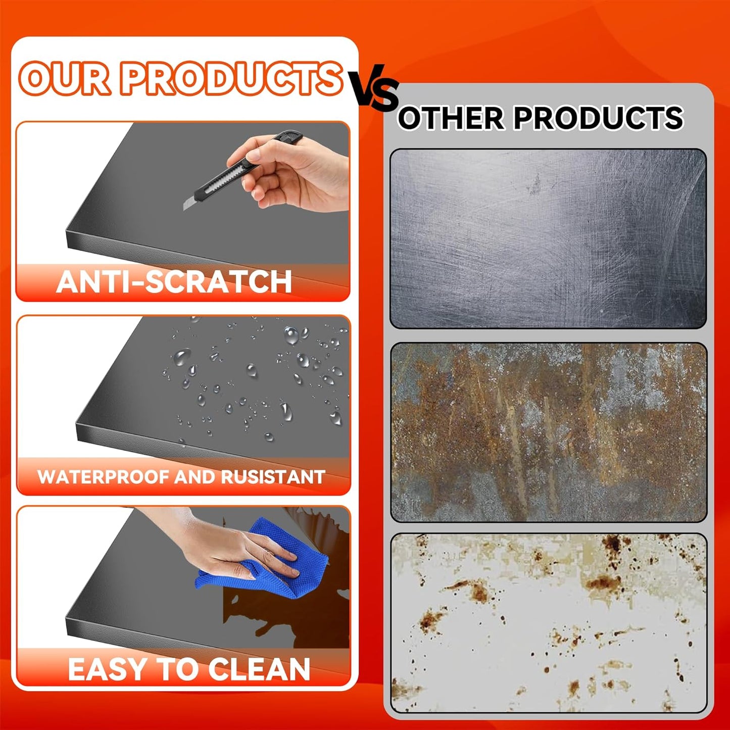 55" H Garage Shelving 2400LBS Capacity Heavy Duty Storage Shelves, Adjustable 4 Tier Metal Rack for Kitchen, Utility Room, Warehouse and Basement,16" Dx36 Wx55 H, Black