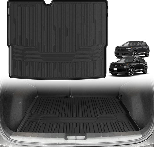 TripleAliners Trunk Mat All Weather Liners Compatible with 2025 Nissan Kicks Interior Accessories Custom Fit Anti-Slip TPE Full Coverage Protection Rear Trunk Floor Mat (SV SR Trim Level ONLY)