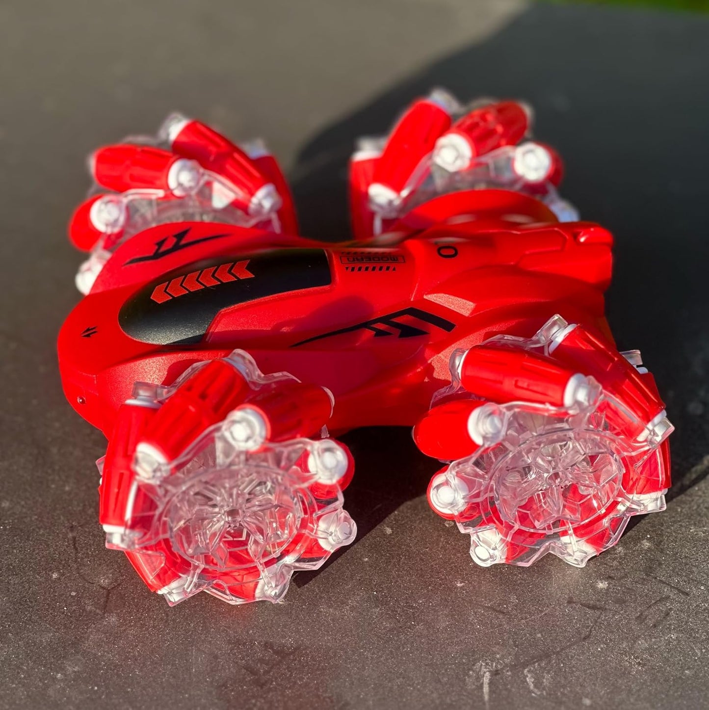 Gesture Sensing RC Stunt Car with Light, 2.4G 4WD Hand Controlled Gravity Remote Control Car Toy with 360° Flips Car for Boys Age 6 and Up Blue