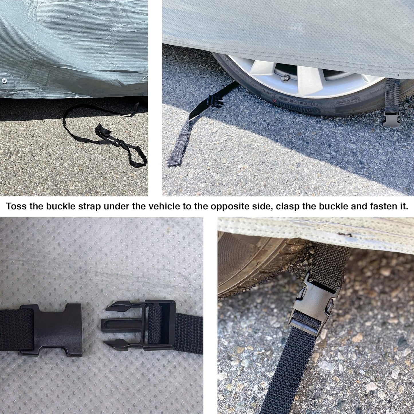 5 Layer Full Car Cover - Semi Custom Fit for 1958-1962 Chevrolet Corvette C1| All-Weather Protection: Waterproof, Dustproof, Windproof, UV-Resistant | Includes Accessories