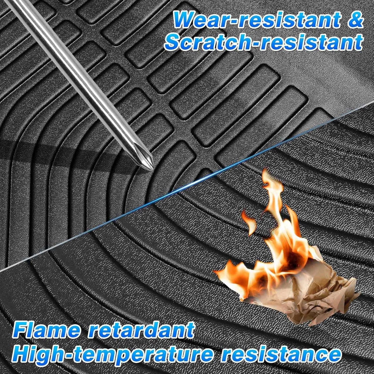 Cartist Floor Mats Fit for Ford Maverick 2022-2025 2026 (Only Fit Gasoline Models), All Weather Floor Mat for Maverick Heavy Duty Waterproof