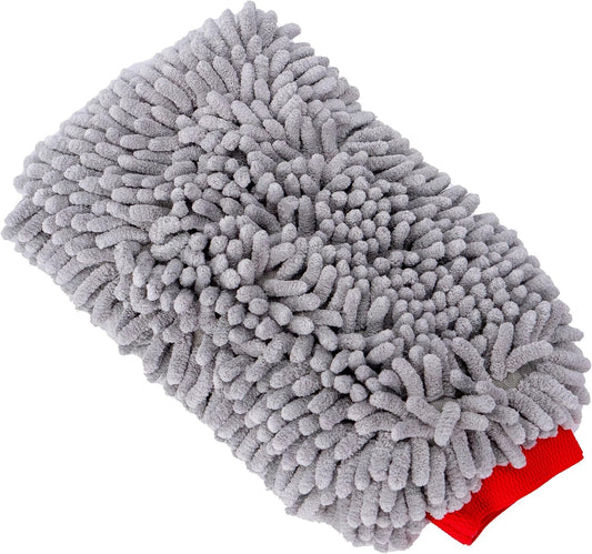 MOTHERS 968801 Premium Chenille Car Wash Mitt - Scratch & Lint Free