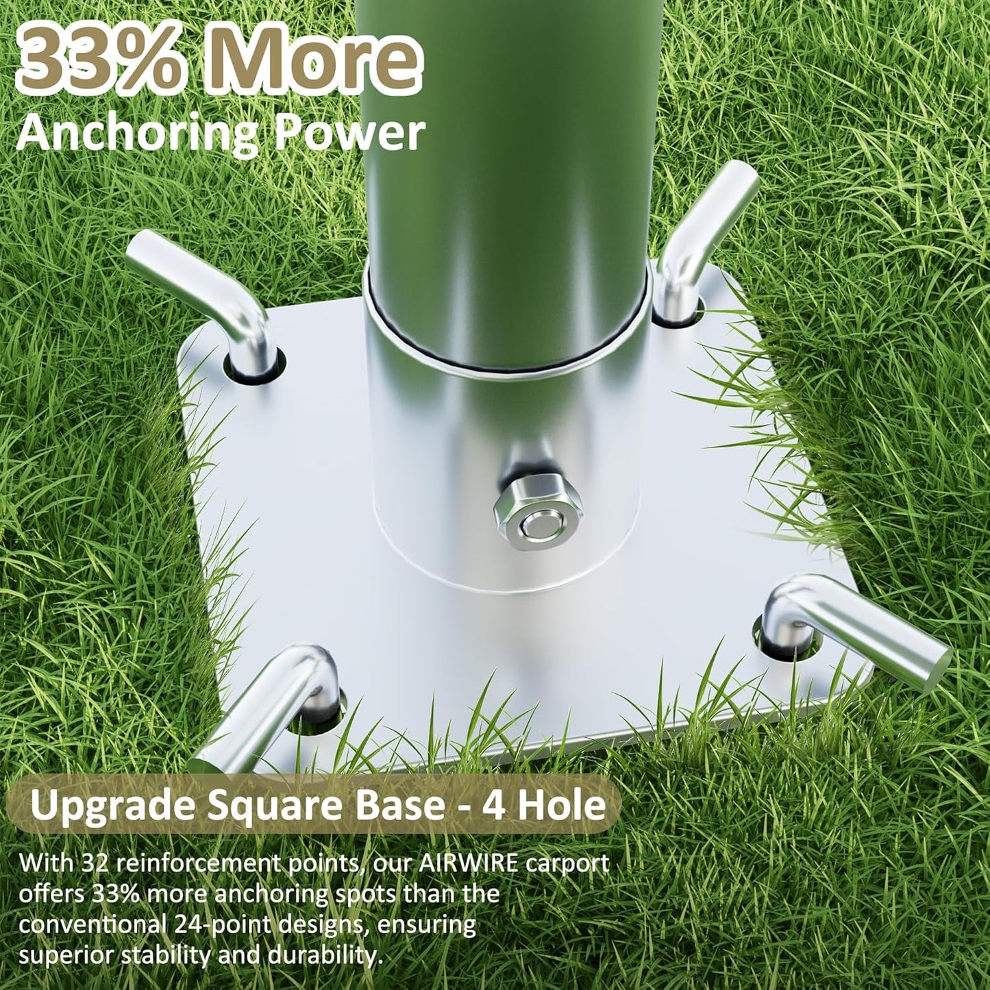 Carport 12' x 20' Heavy Duty Portable Garage, Carport Canopy with Side-Opening Door & Roll-Up Windows, Car Canopy Reinforced Four-Hole Base for Car, Truck, Boat, Party, White