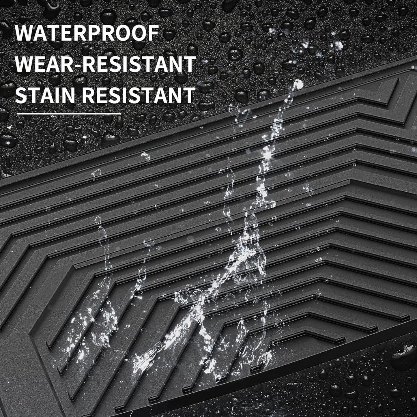 YITAMOTOR Cargo Mat Fit for 2010-2024 Toyota 4Runner (5 Passenger Models, No 3rd seat or No Sliding Cargo Deck), Custom Fit All Weather Cargo Trunk Liner