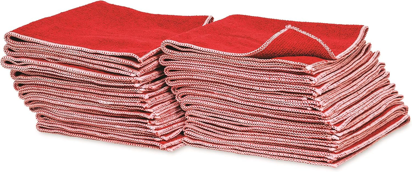 Griot's Garage Microfiber Shop Towels for Car Cleaning and Detailing, Lint-Free, Ultra-Absorbent Wash Cloths, 13" x 15", Pack of 20, Red, 14875