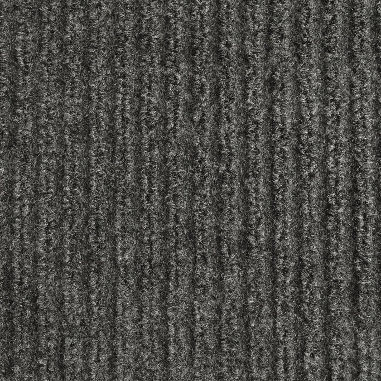 iCustomRug Spartan Weather Warrior Duty Indoor/Outdoor Utility Ribbed in 3ft,4ft,6ft Widths 70 Custom Sizes with Natural Non-Slip Rubber Backing 4'X70' in Charcoal