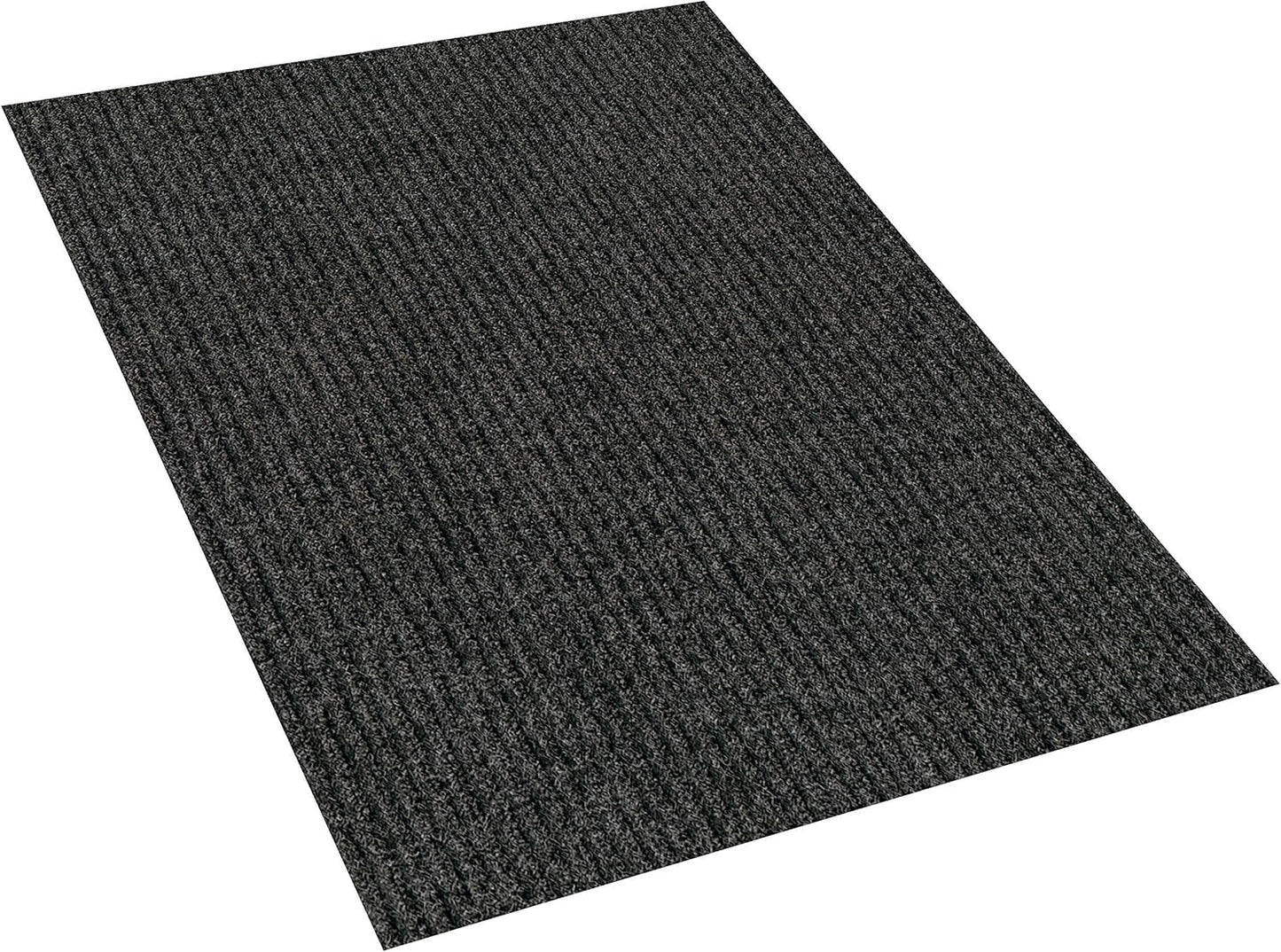 KOECKRITZ Heavy Duty Durable All Weather Indoor/Outdoor Non Slip Entrance Mat Rugs and Runners for Office Business Building Home Garage Front Door - 2' x 3' Charcoal
