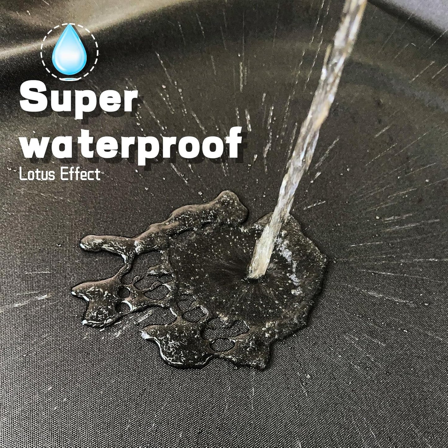 Motorcycle Cover All Season, Outdoor Storage Moped Covers, All-Weather Universal Waterproof Scooter Cover Fits up to 96.5" Motorcycles Vehicle